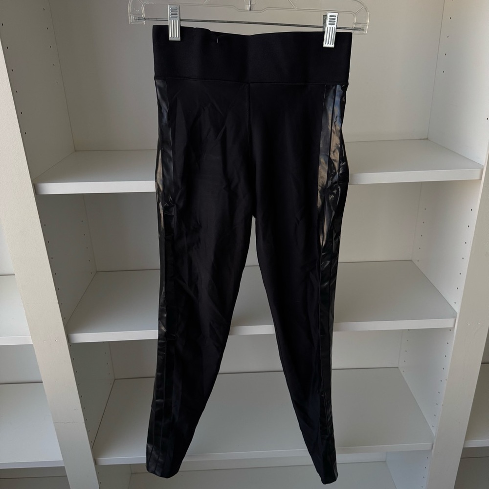 ULTRACOR Ultra Six Stripe in Nero Patent Black Leggings - Picture 3 of 8